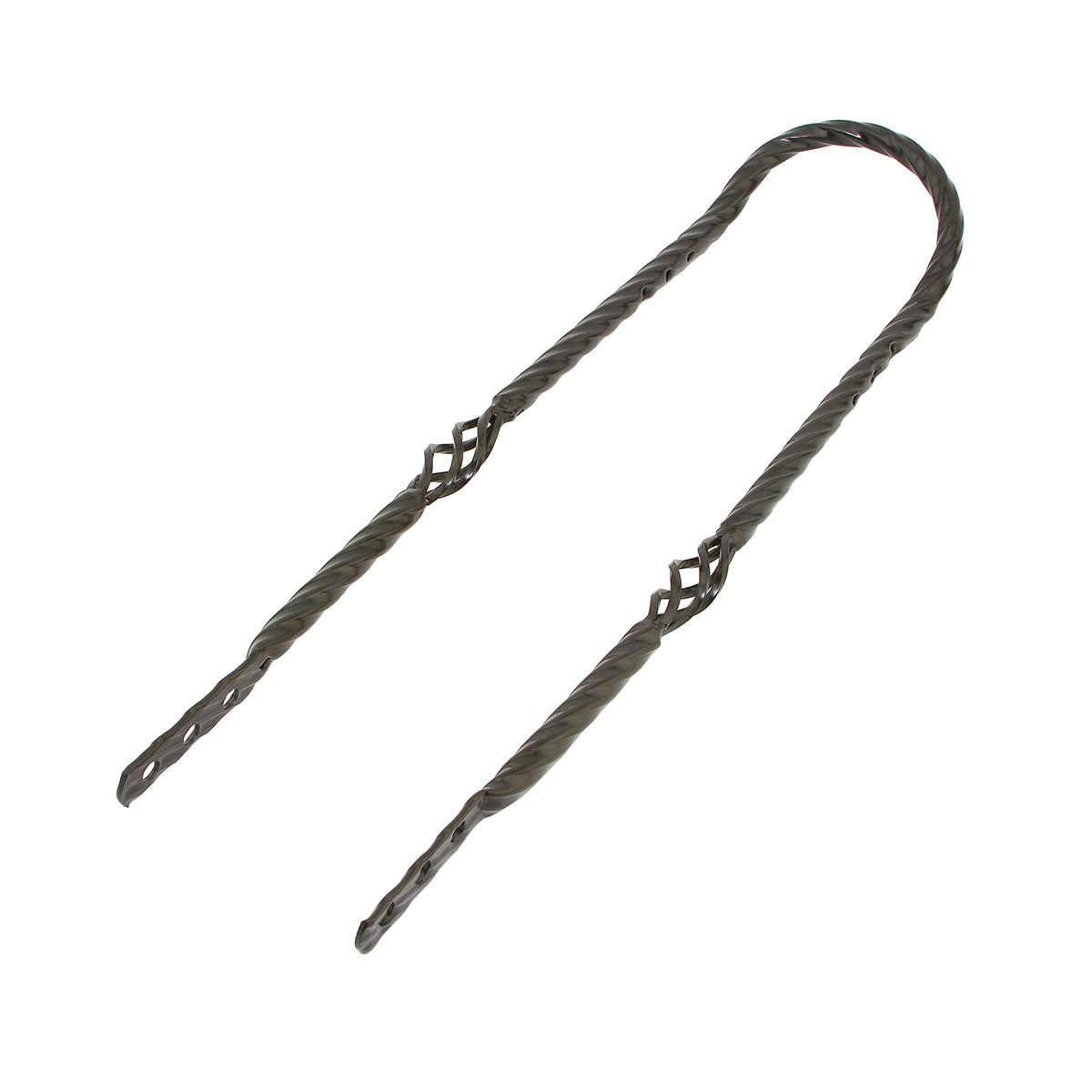 Twisted Square Cage Low Back 24 Sissy Bar Black.